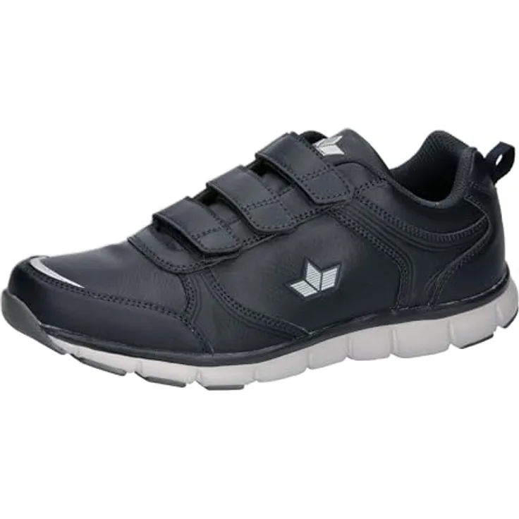 LICO Lionel V, Herren Laufschuh mit Klettverschluss, Synthetik, Textileinlegesohle, CME-Laufsohle