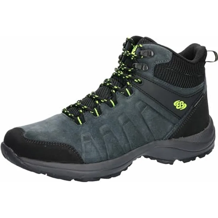 Brütting Mount Harvard High, Herren Wanderschuhe mit Comfortex-Klimamembrane und TPR-Laufsohle, grau