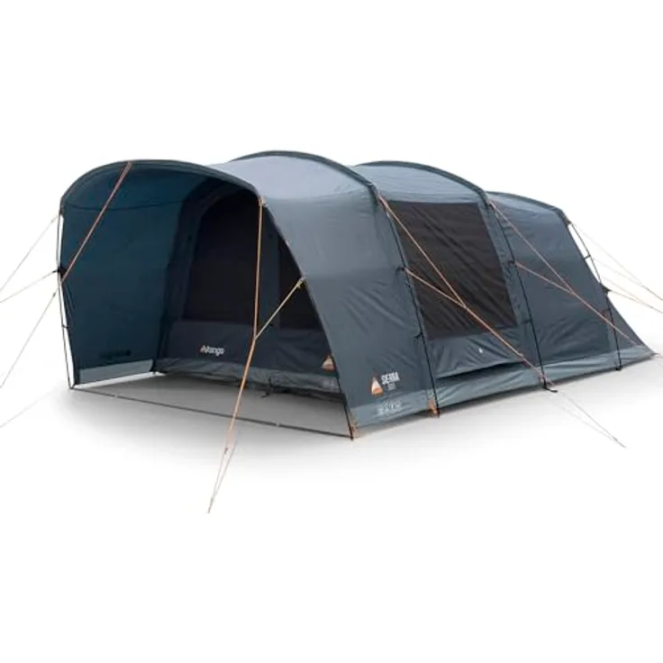 Vango Sierra 500, Familienzelt für 5 Personen mit großem Vorraum, 1,95 m Stehhöhe, optimierte Ventilation und 4000 mm Wassersäule