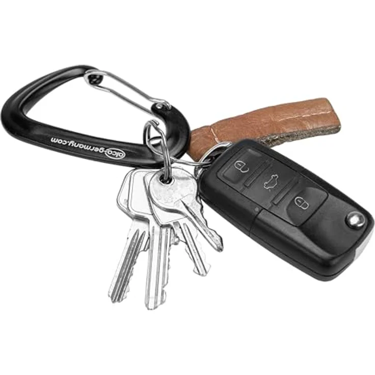 alca® Karabiner-Haken, 2er Set, 500 kg belastbar, rostfrei und witterungsbeständig, ideal für Camping und Outdoor – Bild 4