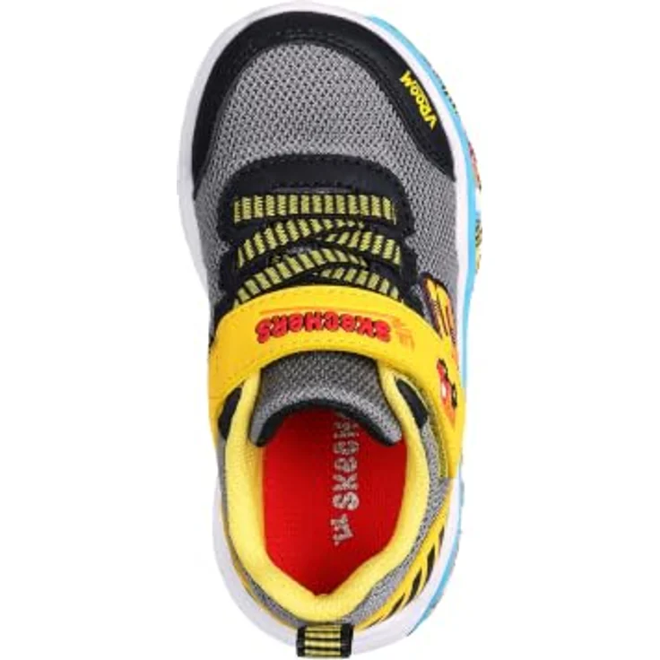 Skechers 407312N, Laufschuhe für Kinder mit Mesh-Obermaterial, Stretch-Schnürung und verspielter Zwischensohle – Bild 3