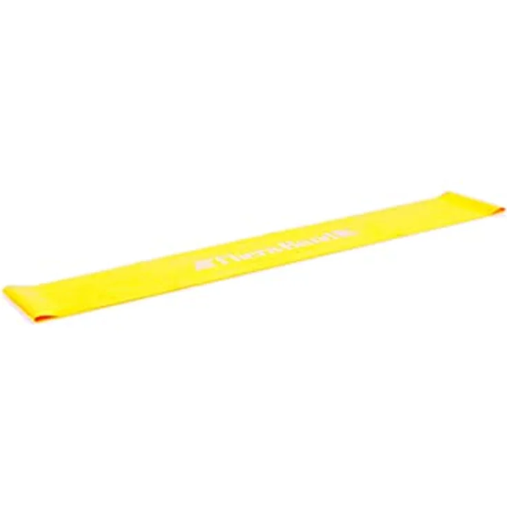 THERABAND TheraBand Übungsband Loop, geschlossene Schlaufe, 7,6 cm x 45,5 cm, Ø 29 cm, Gelb, leicht, OneSize – Bild 1