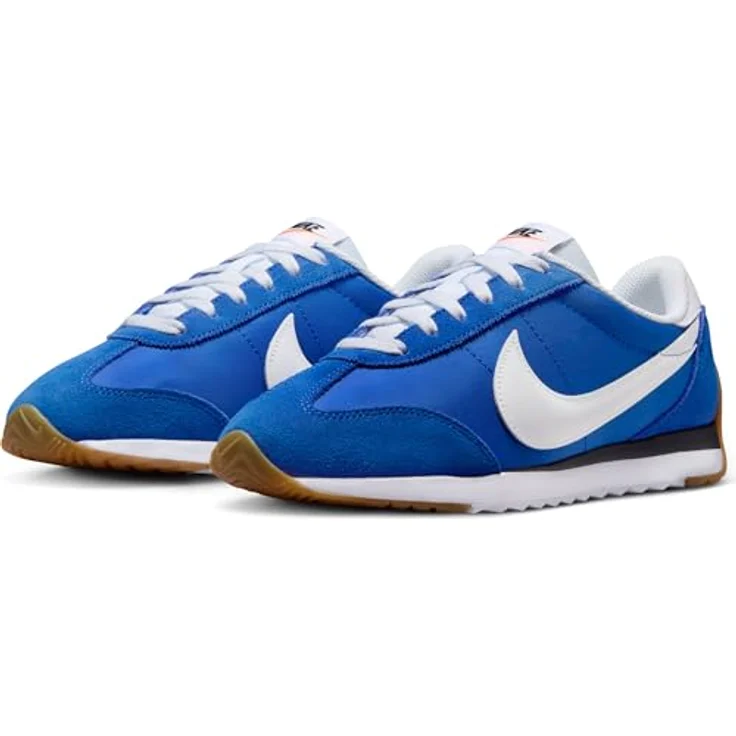 Nike Damen Sneaker Pacific, Laufschuhe mit flachem Profil und Mesh-Wildleder-Obermaterial, blau, Gr. 41 – Bild 2