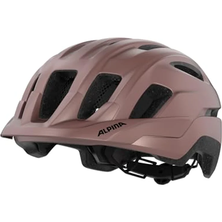 Alpina Paranus, Fahrradhelm rosa matt, 55-59 cm, stoßabsorbierend und luftig für Touren- und Trekkingfahrten – Bild 5