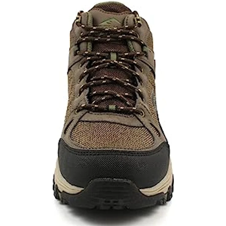 Skechers Selmen Melano, Robuster Wanderschuh aus braunem Leder, Größe 41 Normal – Bild 6