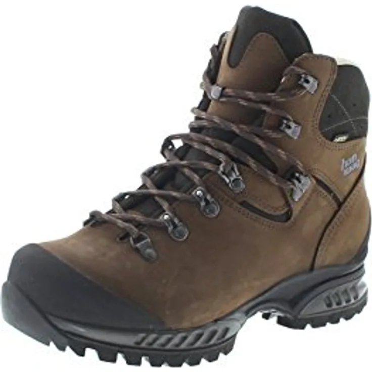 Hanwag Tatra II Wide GTX, Herren Wanderschuh aus Nubukleder, wasserdicht, Farbe braun, komfortable Einlegesohle, Vibram® Sohle