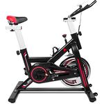 EVOLAND Heimtrainer für den Innenbereich, Profi-Heimtrainer, Fitnessfahrrad mit LCD-Display, Statische Stabilität Heimtrainer Fahrrad, Halterung für Wasserkocher, Verstellbarer Sitz