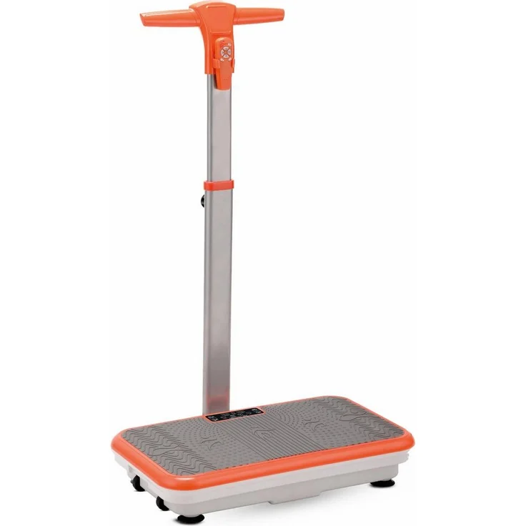 MediaShop Vibrationsplatte VIBROSHAPER, 200 W, mit 3 Intensitätsstufen und Trainingsbändern, abnehmbare Haltestange