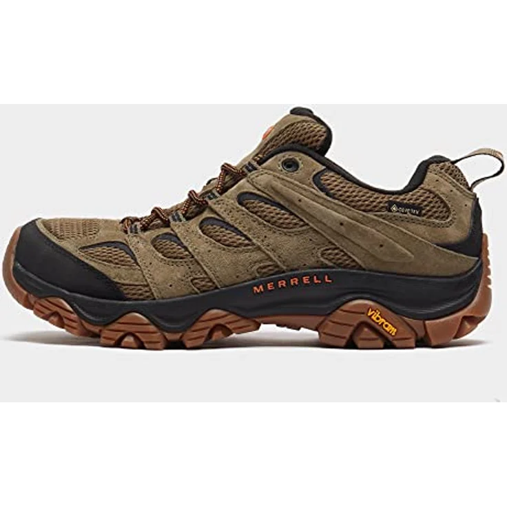 Merrell Moab 3 GORE-TEX®, Wanderschuh mit Vibram® Laufsohle und wasserdichter Membran, olive/gum – Bild 3