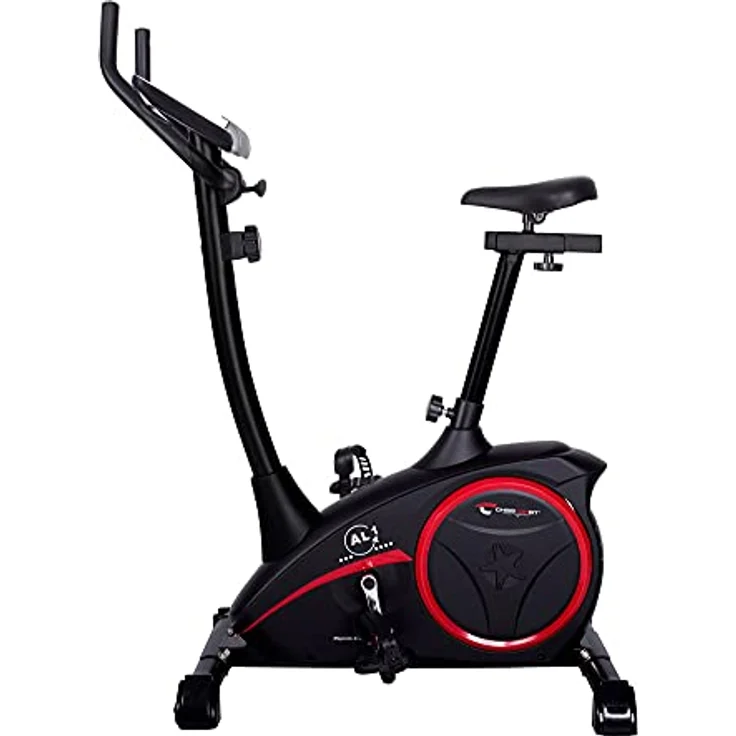 Christopeit Sport Fahrrad-Heimtrainer AL 1 Schwarz - 8-Stufig, bis 150kg Gewicht, 9kg Magnet-Bremssystem, LCD-Display – Bild 4