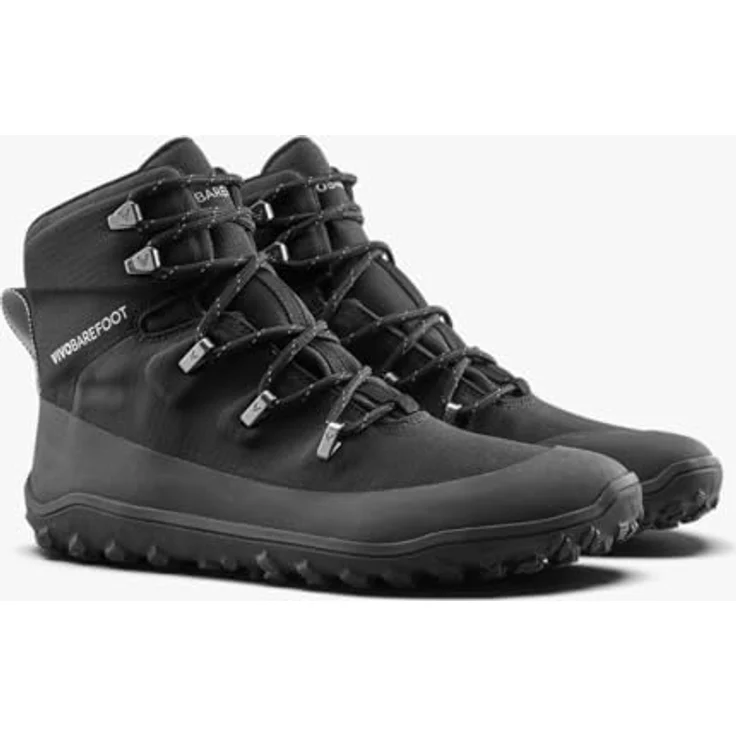 Vivobarefoot Tracker Leather AT Mens, Herren Barfuß-Wanderschuhe hoch, wasserdicht, braun – Bild 5