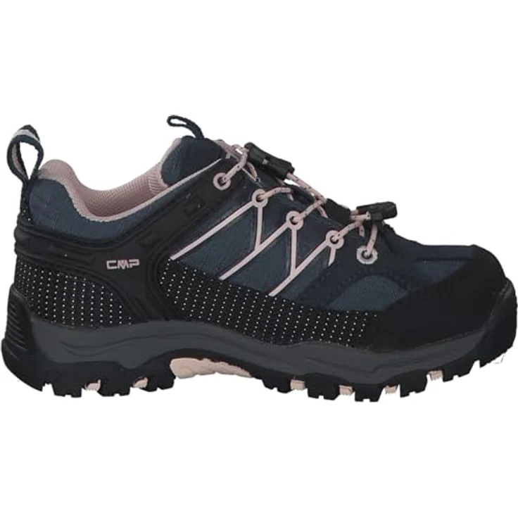 CMP Rigel LOW 3Q54554J Kinder Trekking Schuhe, wasserdicht, isolierend, atmungsaktiv, Leder-Obermaterial – Bild 4