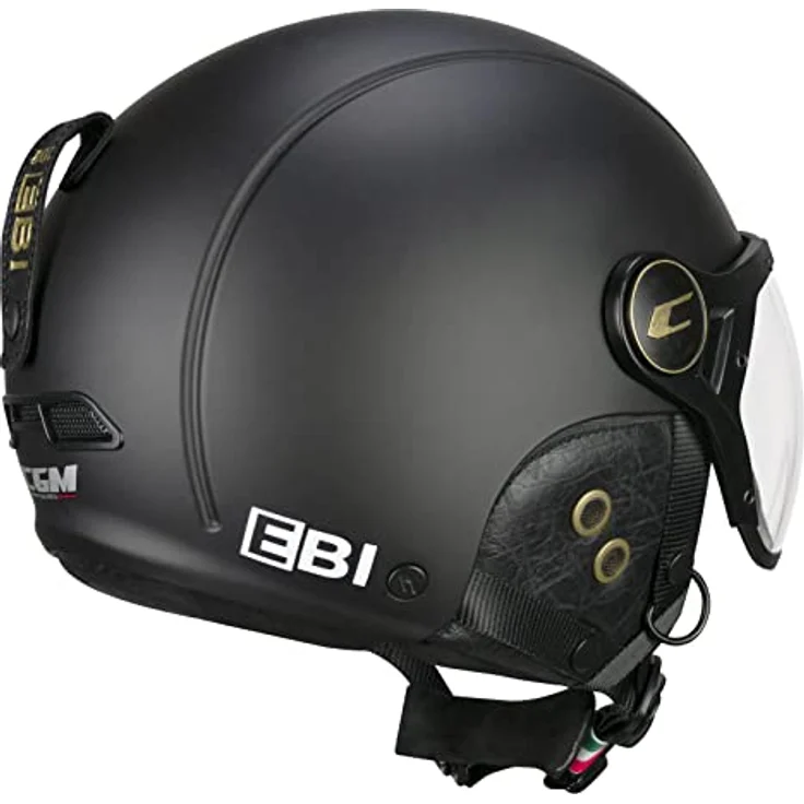 CGM EBI Skihelm, Unisex, Erwachsene, Mattschwarz, L (59 cm), doppelte Zertifizierung CE EN1078 & CE EN1077, herausnehmbare Innenausstattung, Air-Stream-System, mikrometrische Schnalle – Bild 3