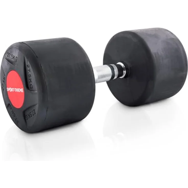 Sport-Thieme Kompakthantel Gummi, 27,5 kg, professionelles Studioequipment mit ergonomischem Griff und geräuscharmem Ablegen – Bild 2