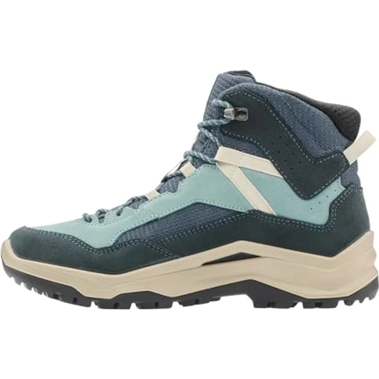 Lowa Ventierra QC GTX, wasserdichter Wanderschuh aus Veloursleder/Textil, rauchblau/blau, DYNAPU®-Zwischensohle, GORE-TEX® Futter – Bild 2