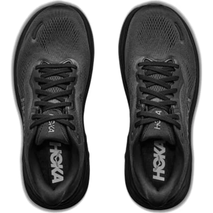 HOKA ONE ONE CLIFTON 11 Herren Laufschuh, dämpfende EVA-Zwischensohle, reflektierende Details, Black/Black, Größe 45 – Bild 3