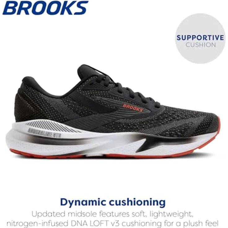 Brooks Adrenaline GTS 24 Herren Laufschuhe, verbesserte Dämpfung, GuideRails®-Support, atmungsaktives Obermaterial, 41 EU – Bild 2