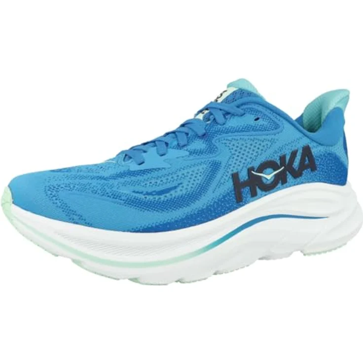 Hoka Clifton 10, Herren Laufschuhe mit optimaler Dämpfung, atmungsaktivem Obermaterial, Farbe Blau, Größe 41 – Bild 4