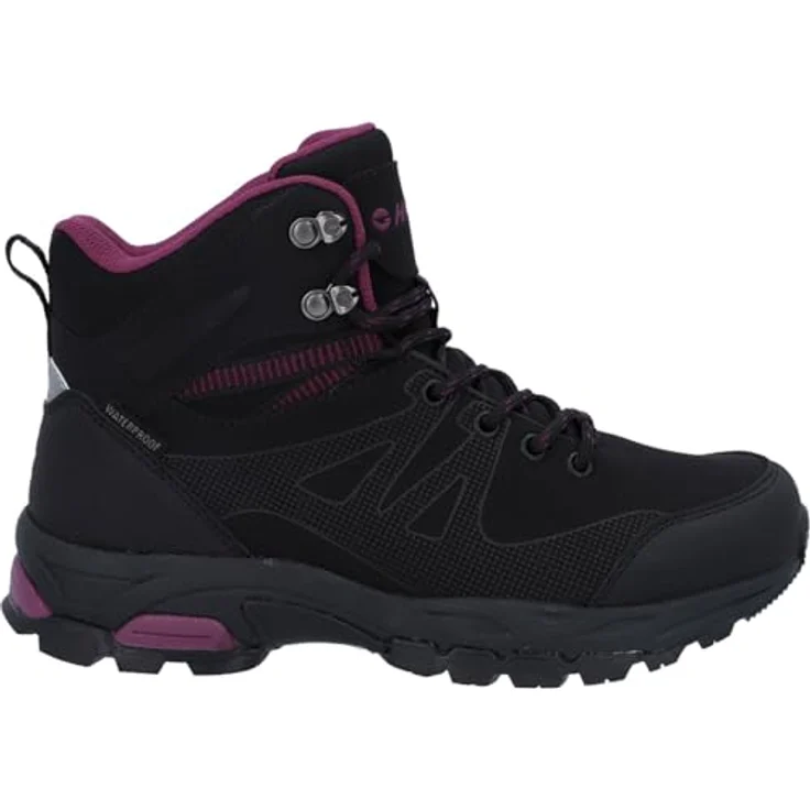 Hi-Tec Jackdaw Mid WP W, bequemer Wanderschuh für Damen mit hohem Schaft und rutschfester Gummi-Sohle – Bild 2