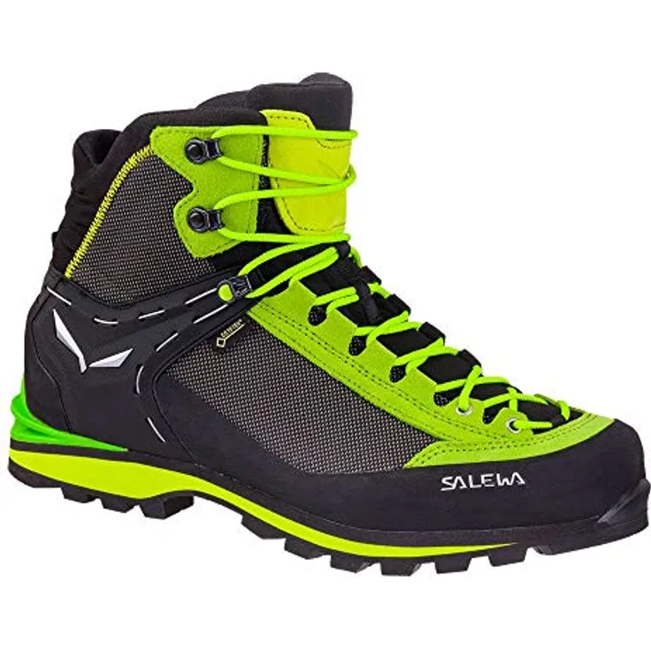 Salewa Crow GTX, Herren Wanderschuhe (44.5), wasserdichtes Obermaterial aus abriebfestem Gewebe, Grün