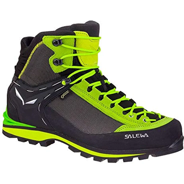 Salewa Crow GTX, Herren Wanderschuhe mit GORE-TEX, Vibram-Sohle, steigeisen-kompatibel, 43, Grün – Bild 1