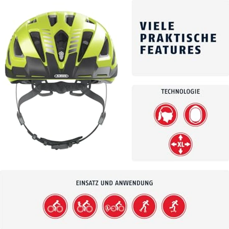 Abus Urban-I 3. 0 Signal yellow 56 - 61 cm – Bild 3