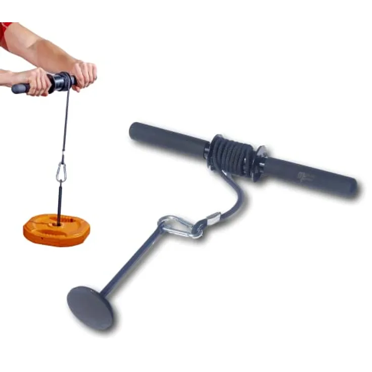 MuscleForge® Unterarmtrainer, Handgelenksrolle - Trainingsgerät für Unterarme, Wrist roller device - forearm trainer