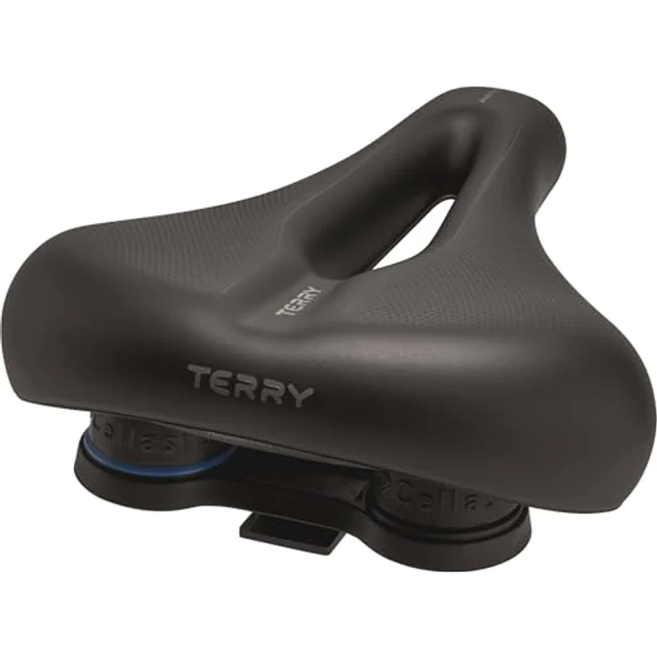 TERRY Herren Anatomic Flex Gel Fahrradsattel, Black, mit Aufnahme für QuickClick-Satteltaschen und WeatherMax DuraSilk – Bild 1
