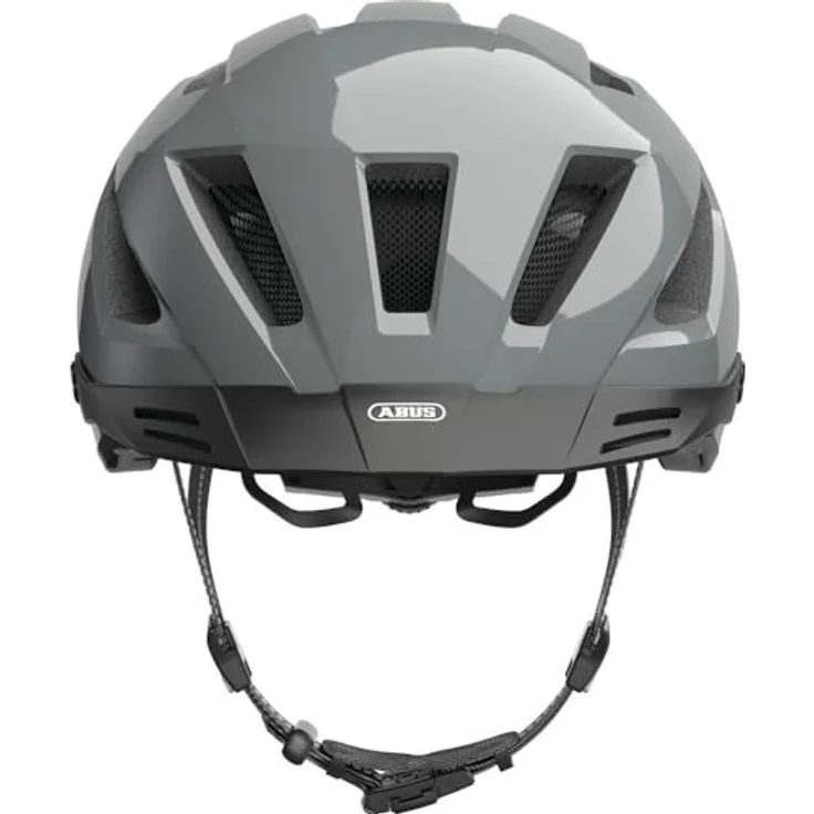 Abus Pedelec 2.0, Velohelm für Stadtverkehr (52 - 57 cm) mit integrierter Regenhaube und aufladbarem Licht – Bild 2