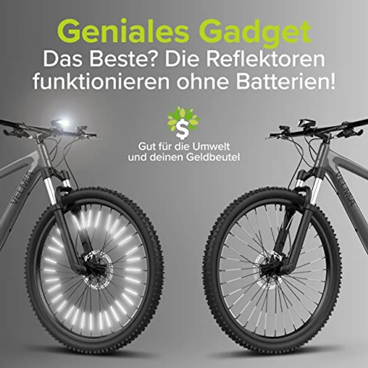VELMIA Speichenreflektoren Set, StVZO zugelassen, 360° Sichtbarkeit, einfach montierbar, aus 3M Scotchlite Material – Bild 3