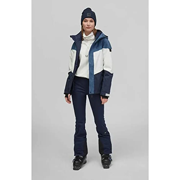 O'Neill Coral Damen Skijacke, wasserdicht, atmungsaktiv, Magma Wärmeisolierung, recyceltes Polyester, Blau, Größe L – Bild 5