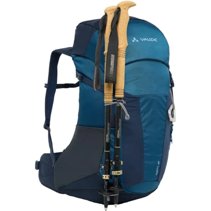 VAUDE Brenta 30, Wanderrucksack 30L mit ergonomischem Tragesystem, atmungsaktiver Rückwand und Trinksystem-Fach – ideal für lange Wanderungen, nachhaltig und wasserabweisend – Bild 5