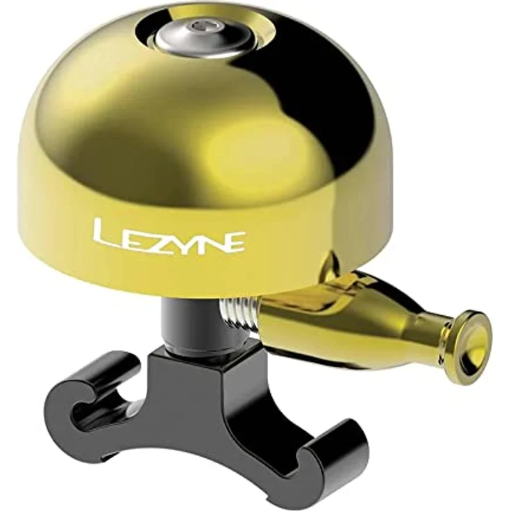 Lezyne Classic Messing Klingel - gold M – Bild 2