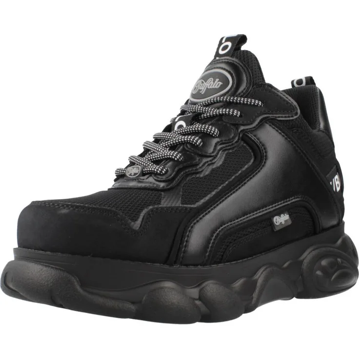 Buffalo CLD CHAI, Herren Plateausneaker mit Memory-Schaum Einlegesohle, Schwarz, Größe 8 UK - 42 EU - 10.5 US