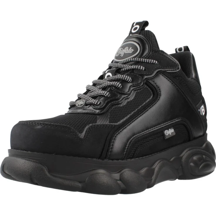 Buffalo CLD CHAI, Herren Plateausneaker mit Memory-Schaum Einlegesohle, Schwarz, Größe 8 UK - 42 EU - 10.5 US