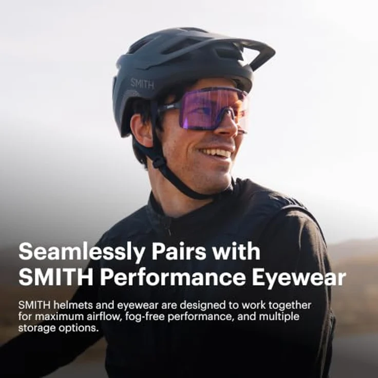 SMITH Bike Helm Pilot Mips, mountainbike mit leichter In-Mold-Konstruktion, matte white, SM 51-55CM – Bild 8