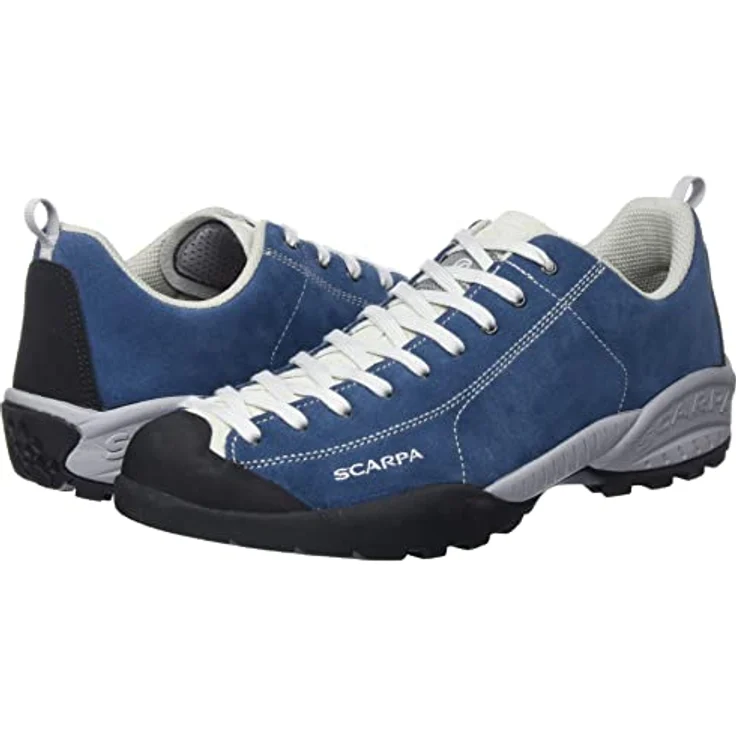 Scarpa Mojito, Wanderschuh aus Velourleder mit Vibram® Spyder Sohle, grau – Bild 7