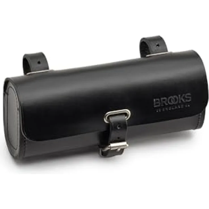 Brooks Challenge Satteltasche, klassische Werkzeugtasche aus hochwertigem Leder mit Taschenschlaufen zur Befestigung am Sattel