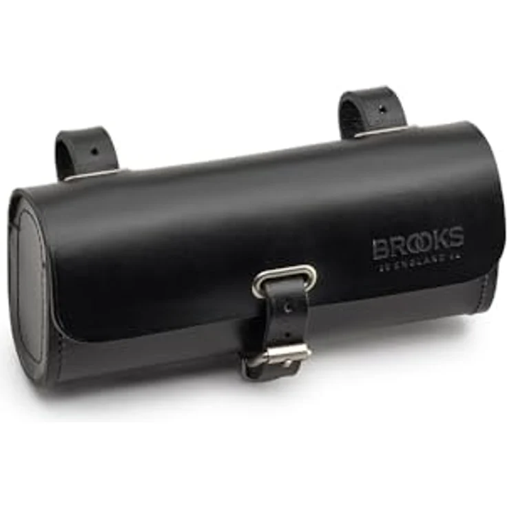 Brooks Challenge Satteltasche, klassische Werkzeugtasche aus hochwertigem Leder mit Taschenschlaufen zur Befestigung am Sattel – Bild 1