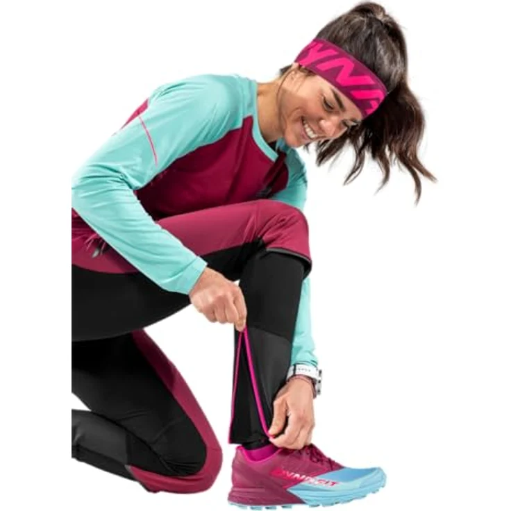 Dynafit Damen Alpine Traillaufschuhe, leichter Trail Running Schuh mit Vibram Megagrip, Beet Red Marine Blue, 37 EU – Bild 4