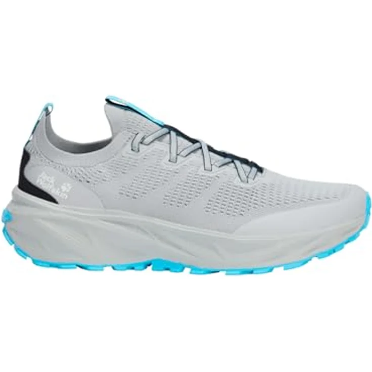 Jack Wolfskin PS Trail Knit Low M, Herren Wanderschuhe mit TEXARIDE-Technologie, grau – Bild 2
