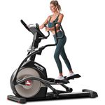 AsVIVA E50 Pro Ellipsentrainer & Ergometer, 32 Widerstandsstufen, elektrische Steigung, App-Steuerung, gelenkschonend, für Zuhause, bis 150 KG