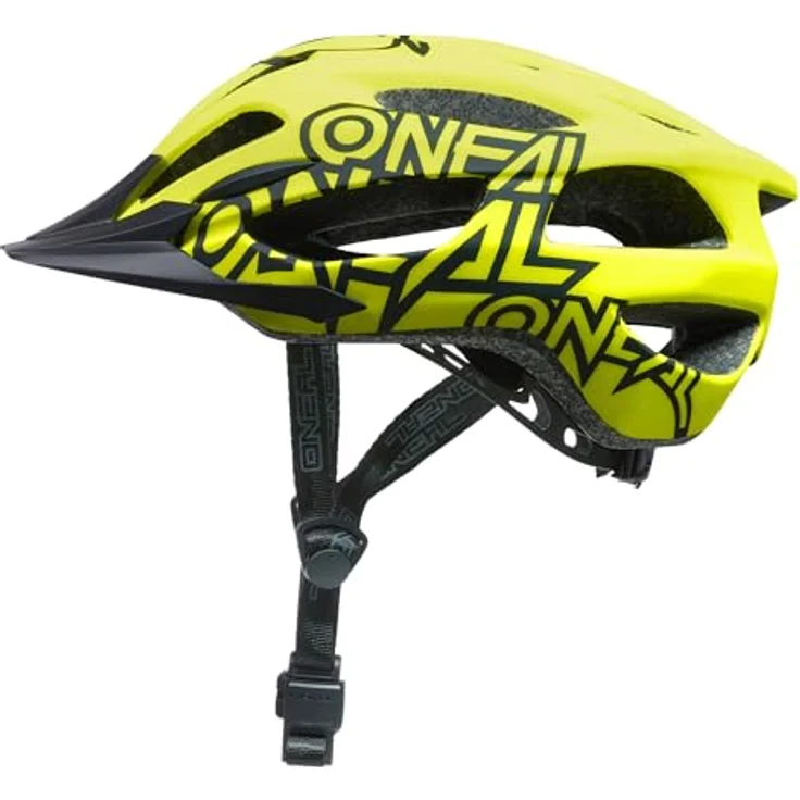O'NEAL Q RL Fahrradhelm, Neon Gelb, XS/S/M, mit PC/EPS-Schale und PU-Schaum-Polsterung – Bild 8