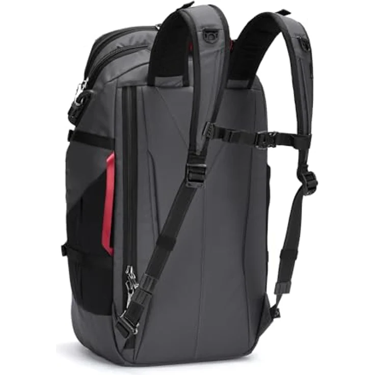 Pacsafe Venturesafe EXP35, Wanderrucksack mit RFID-Schutz, Laptopfach für 15 Zoll, grau, 52 cm – Bild 2