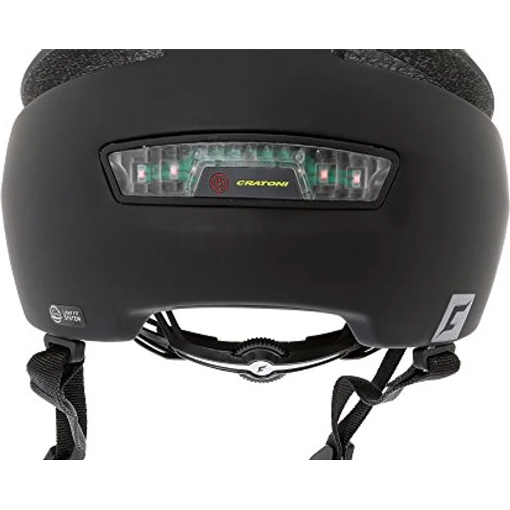Cratoni Velohelm Light Fit System, 9 Belüftungsöffnungen, integriertes Rücklicht, 53-58 cm, antibakterielle Clean Tex Pads – Bild 9