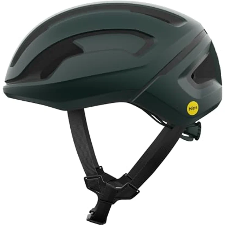 POC OMNE AIR MIPS Fahrradhelm, Grüner Helm (50–56 cm) mit MIPS Schutztechnologie und optimalem Komfort – Bild 1