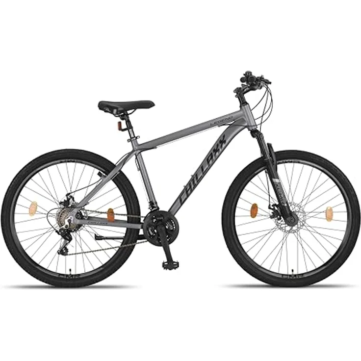 Chillaxx Bike Legend Aluminium Mountainbike, 24-29 Zoll, Shimano 21 Gang Schaltung, für Herren und Damen – Bild 2