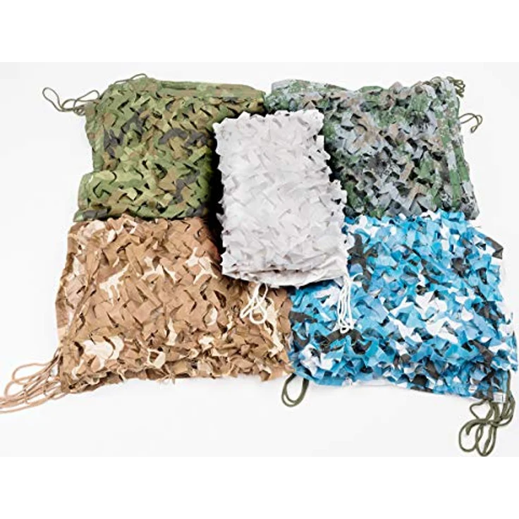 Velity Tarnnetz, Army Tarnnetz Camouflage für Garten und Camping, Desert 2 x 3 m, leicht und vielseitig einsetzbar – Bild 5