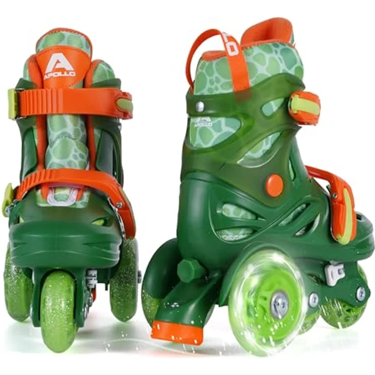 Apollo Kids My 1st Skates, größenverstellbare Kinderrollschuhe mit LED-Rollen, Größe 26–30 – Bild 1