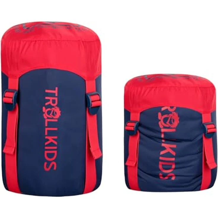 Trollkids Kids Midnight Sun Dreamer Schlafsack, verstellbar und kompaktes Packmaß, bright red, One Size – Bild 5